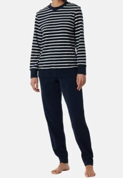 Schiesser Set Casual Essentials - Pijama - Nachtblau