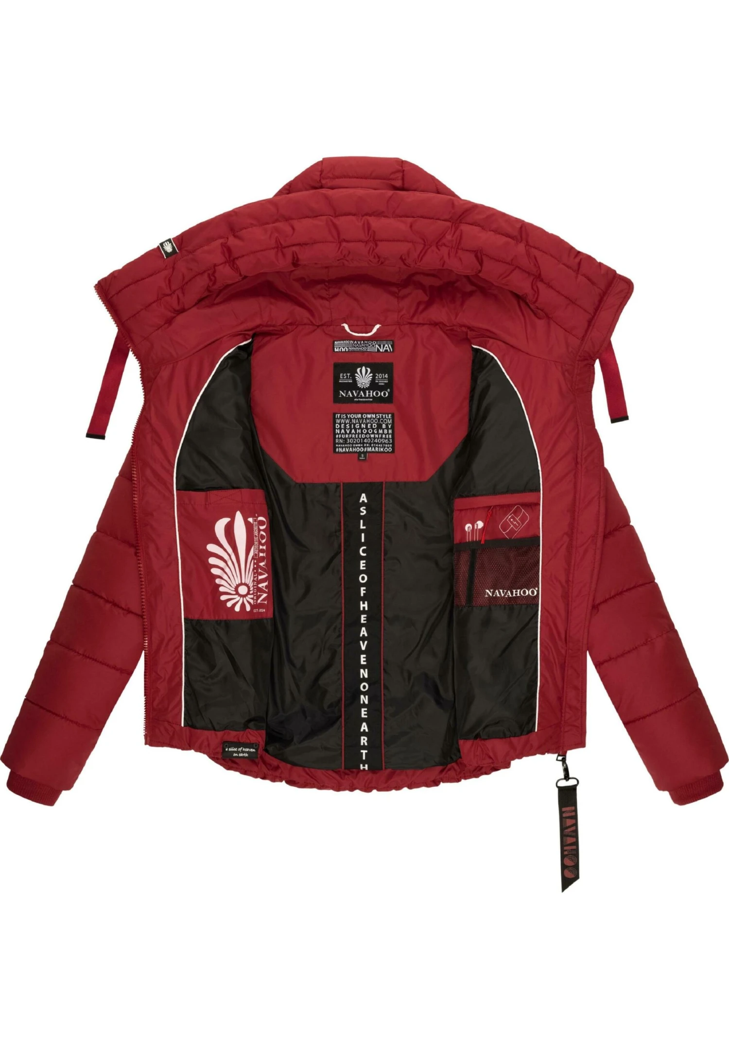 Navahoo Amayaa - Chaqueta De Invierno - Blood Red 6 Navahoo Amayaa - Chaqueta De Invierno - Blood Red - Imagen 4