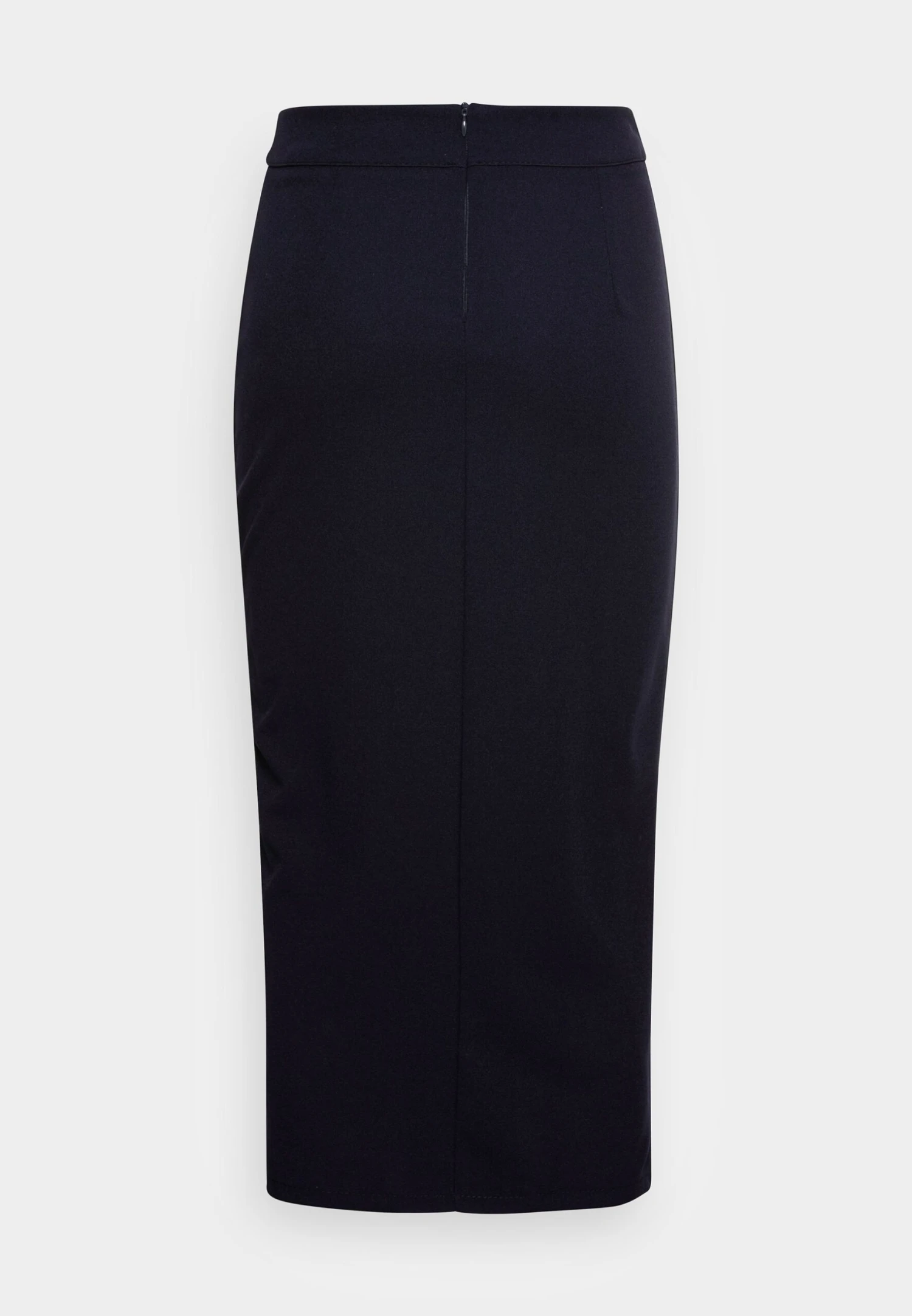 Tortoise Button Skirt - Falda De Tubo - Navy Blue 4 Tortoise Button Skirt - Falda De Tubo - Navy Blue - Imagen 2