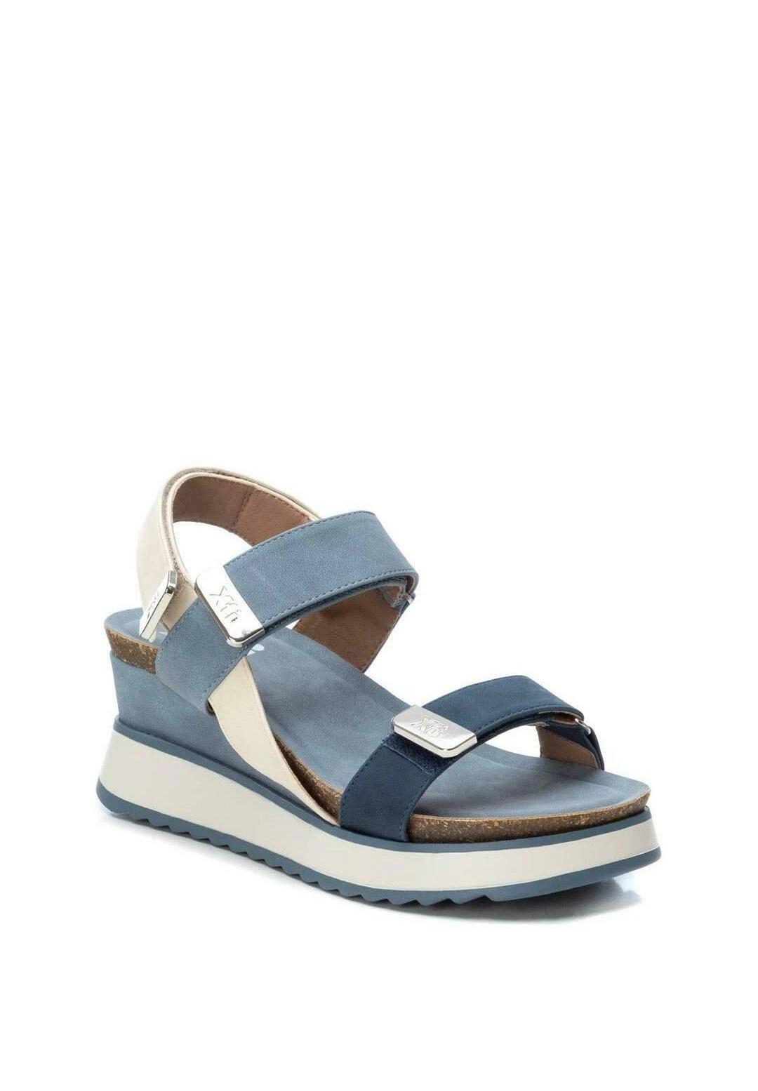 Refresh Sandalias De Cuña - Azul 4 Refresh Sandalias De Cuña - Azul - Imagen 2