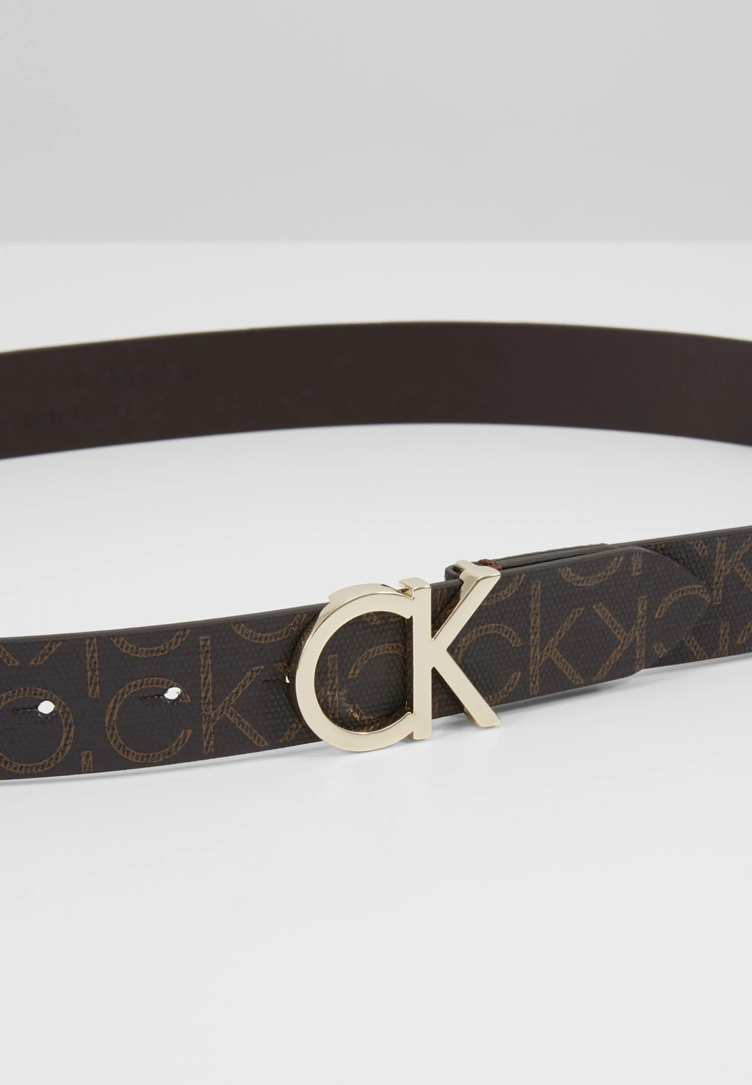 Calvin Klein Mono Belt - Cinturón - Brown 7 Calvin Klein Mono Belt - Cinturón - Brown - Imagen 5