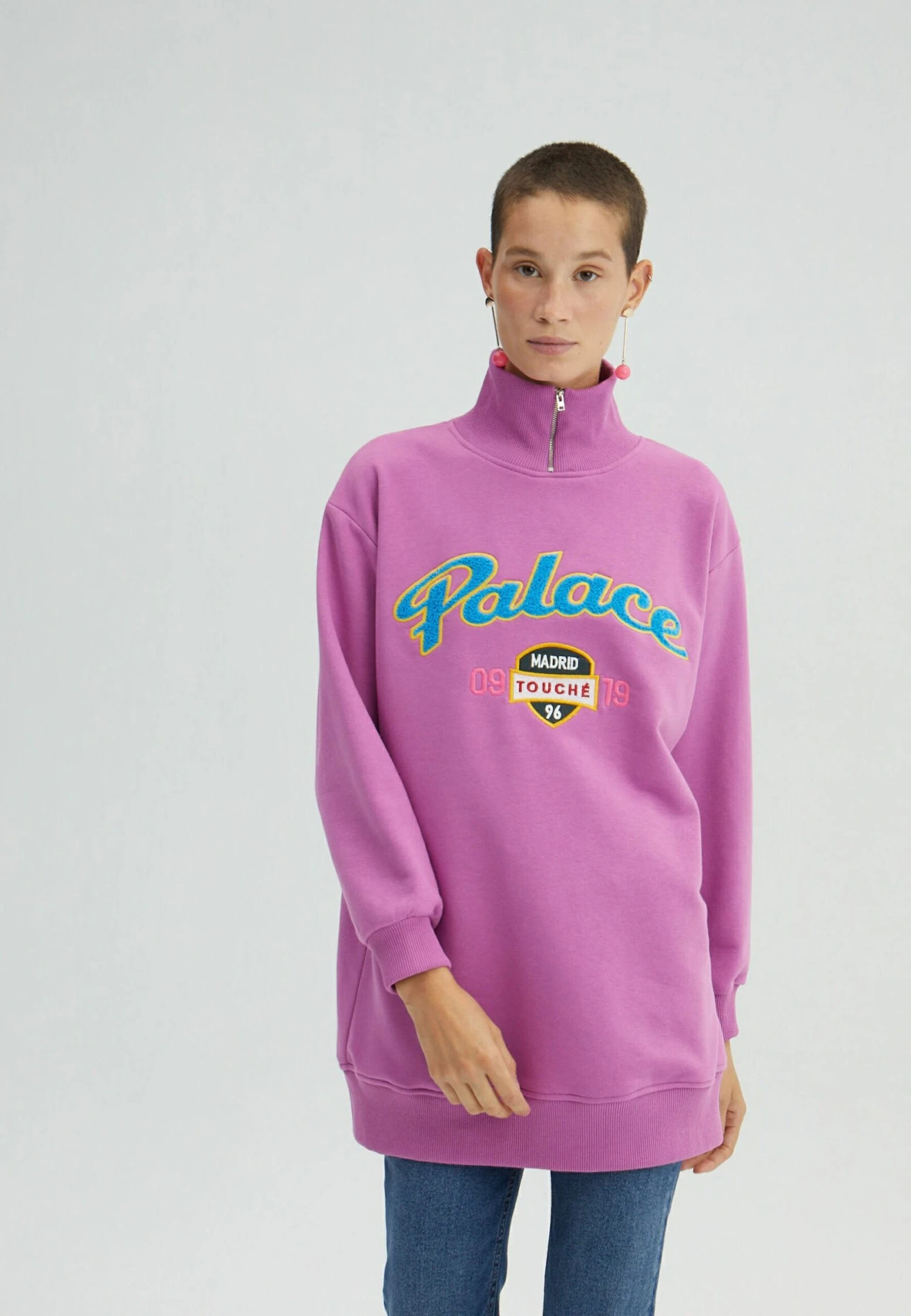 Oversize With Neckband - Sudadera - Lilac 3 Oversize With Neckband - Sudadera - Lilac