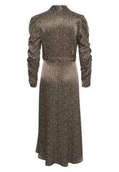 Justinekb- Vestido Largo - Brushed Choco Dot -Tienda De Moda Femenina 068f0dd82a1f4881859cdac122b4acbf