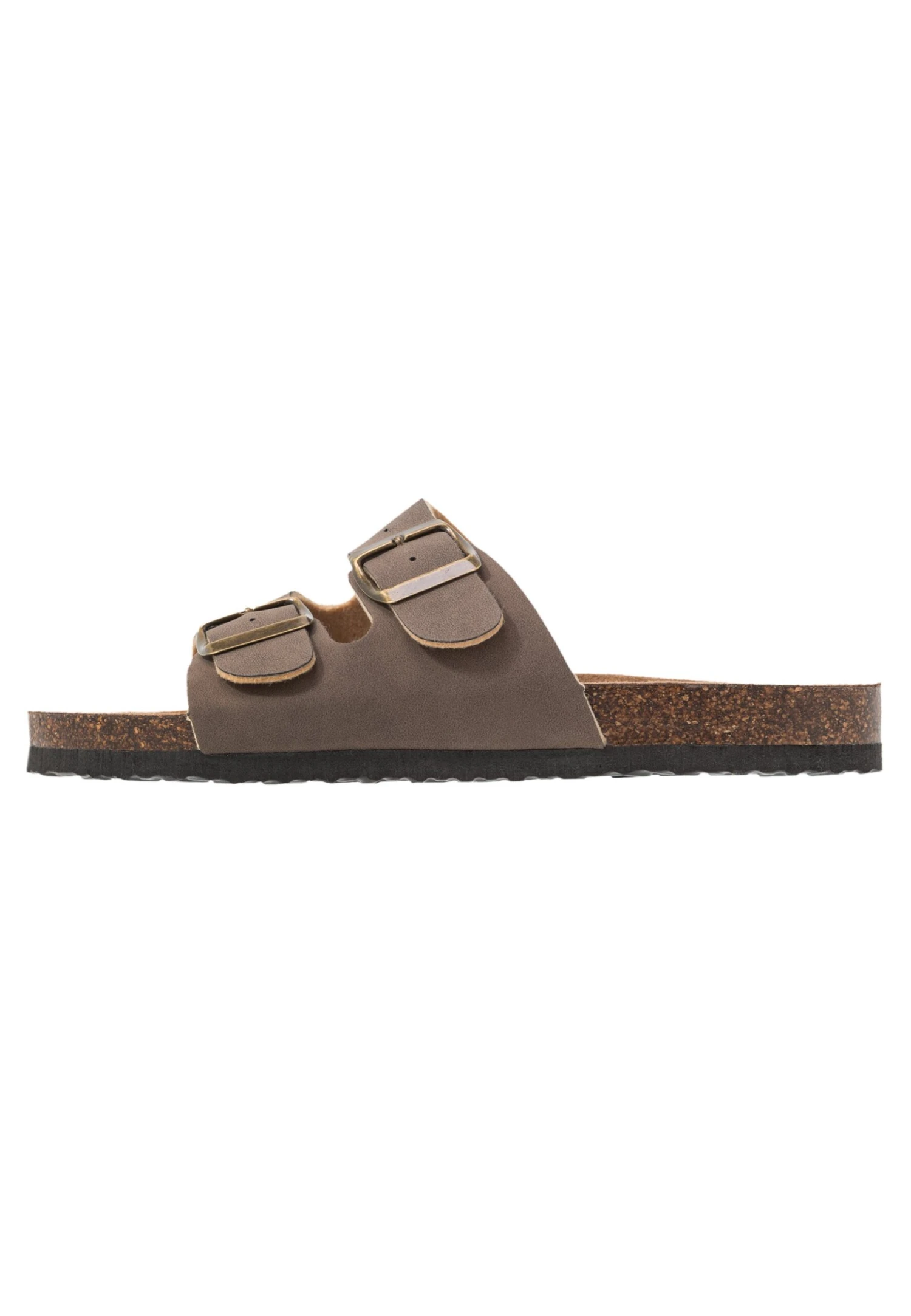 Rex Double Buckle Slide - Pantuflas - Brown 4 Rex Double Buckle Slide - Pantuflas - Brown - Imagen 2