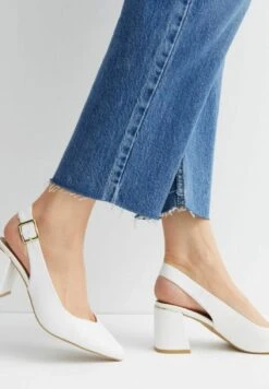 New Look Look Court- Tacones - White