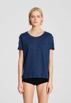 Liv S/S- Camiseta Básica -Navy