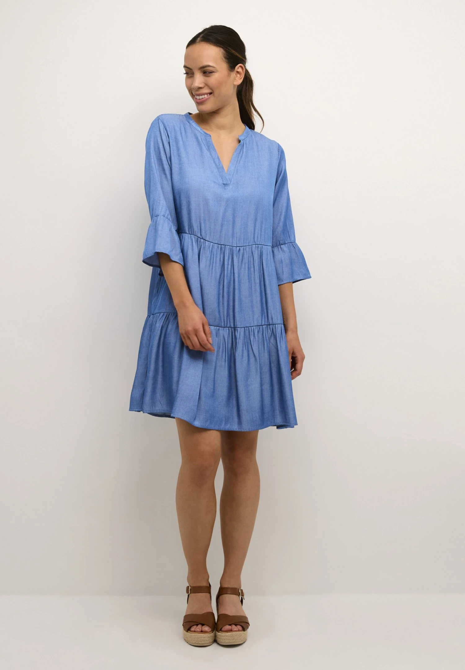 Cream Crsiran Kim Fit - Vestido Informal - Medium Blue Denim Look 4 Cream Crsiran Kim Fit - Vestido Informal - Medium Blue Denim Look - Imagen 2