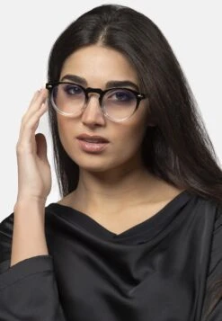 Dogma - Gafas Con Filtro De Luz Azul - Metallic Black Transparent