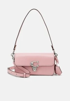 Coach Glovetanned Studio Baguette Bag - Bolso De Mano - Flower Pink