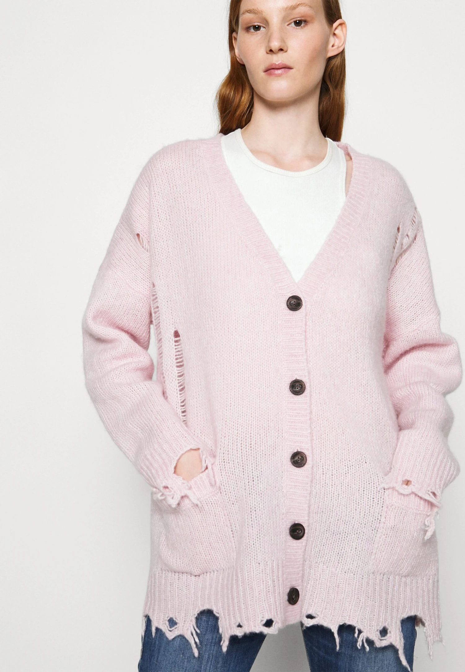 True Religion Destroyed Oversized Jacked - Chaqueta De Punto - Lilac 7 True Religion Destroyed Oversized Jacked - Chaqueta De Punto - Lilac - Imagen 5