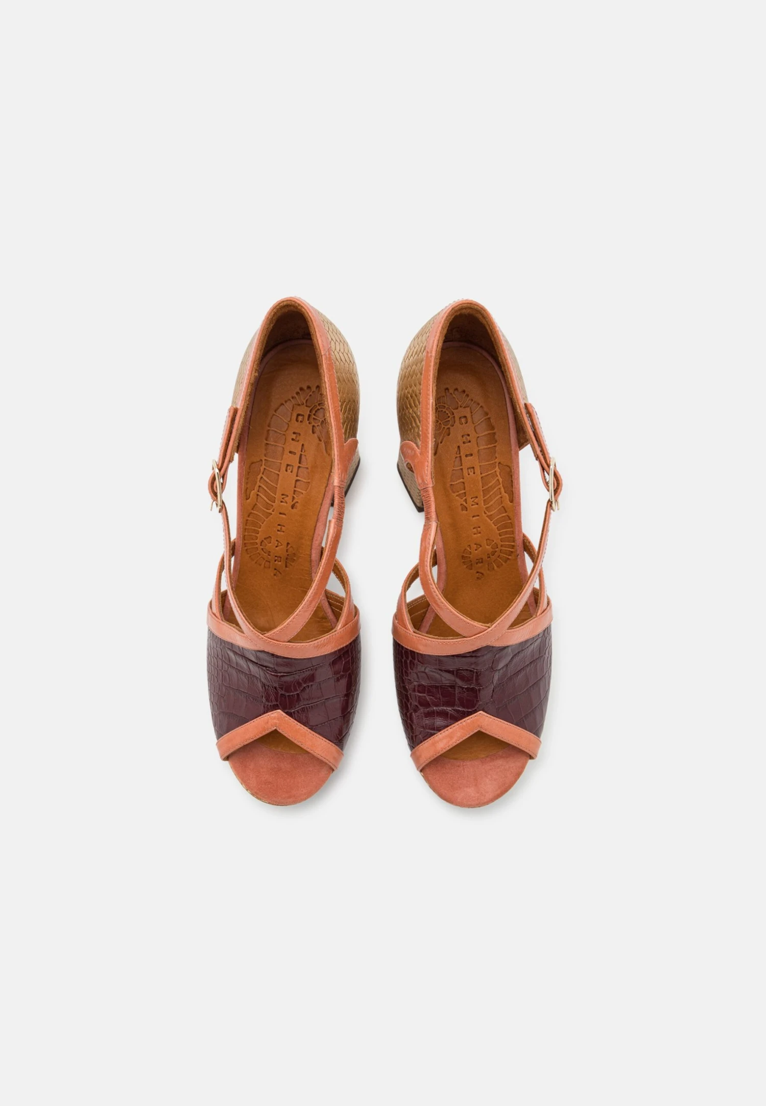 Chie Mihara Usho - Sandalias Con Plataforma - Castaño/Bronce/Peach/Argila 7 Chie Mihara Usho - Sandalias Con Plataforma - Castaño/Bronce/Peach/Argila - Imagen 5