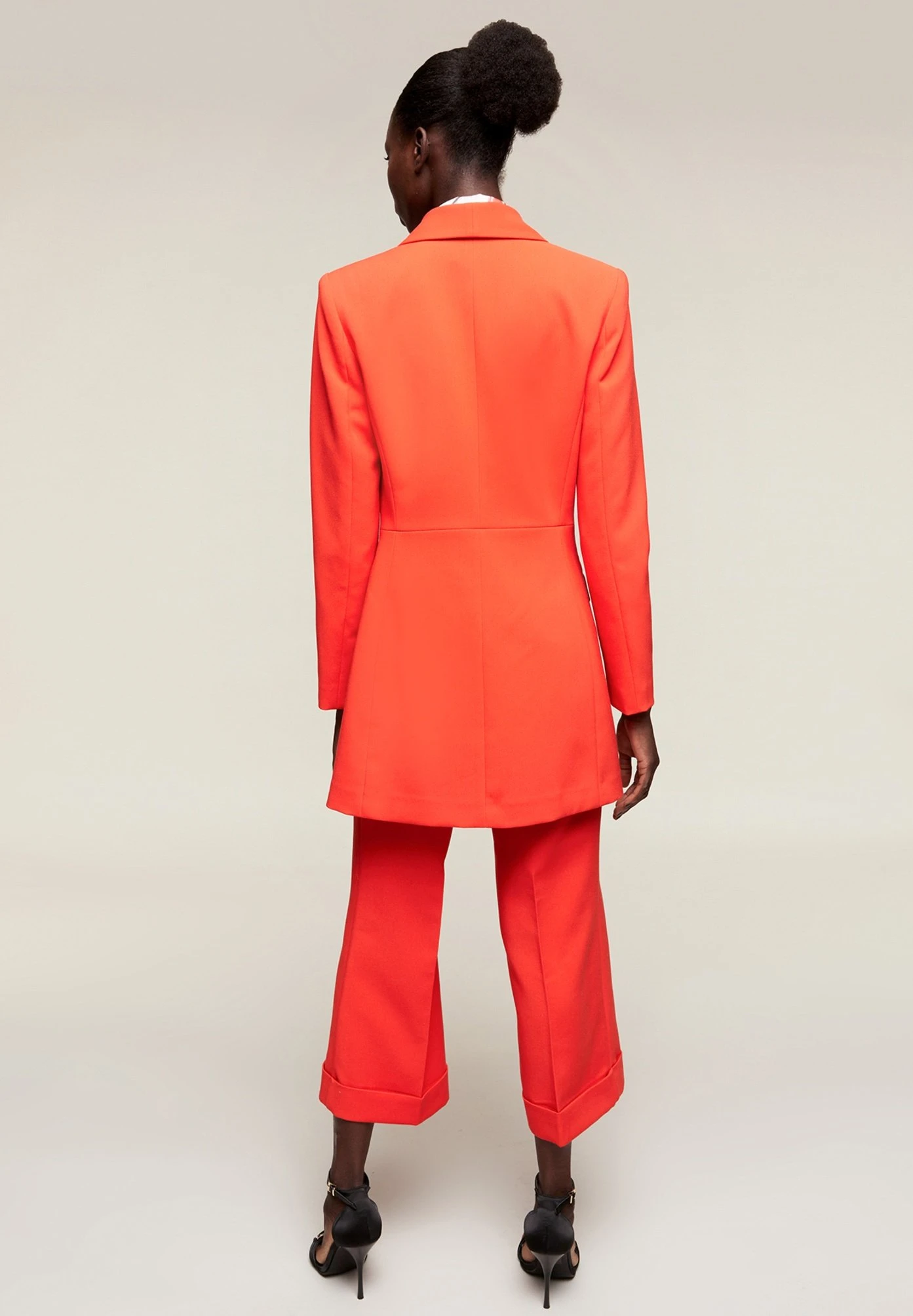 Lunga Doppiopetto - Abrigo Corto - Rosso 4 Lunga Doppiopetto - Abrigo Corto - Rosso - Imagen 2