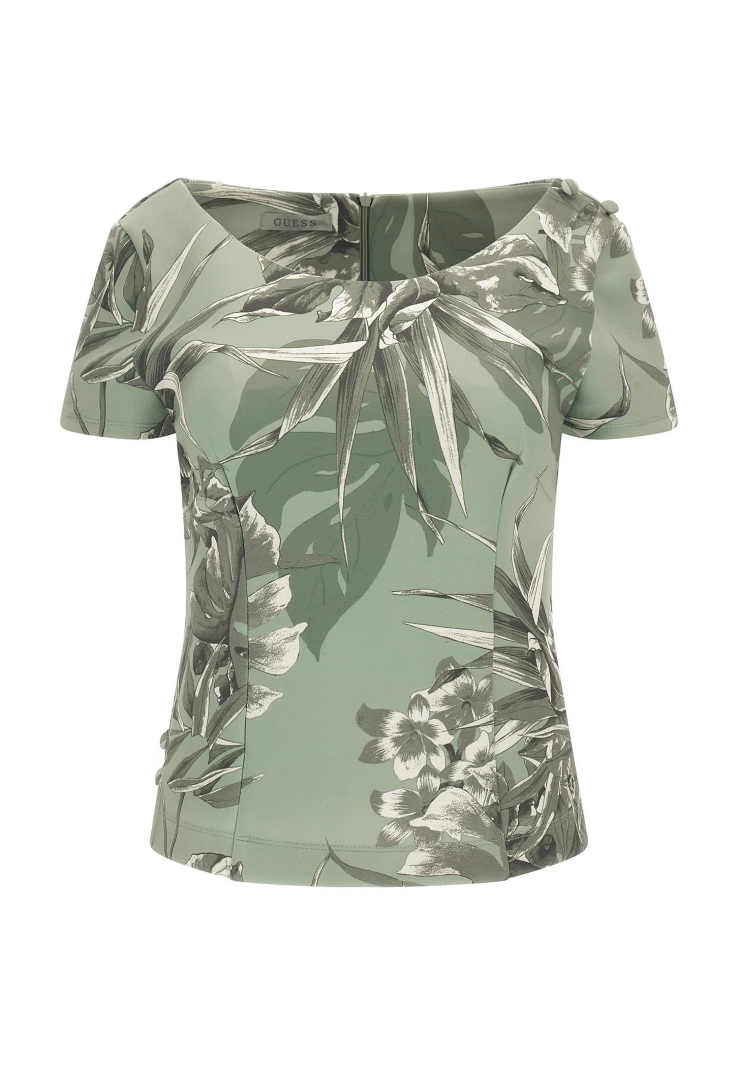 Guess Camiseta Estampada - Mehrfarbig Grün 6 Guess Camiseta Estampada - Mehrfarbig Grün - Imagen 4