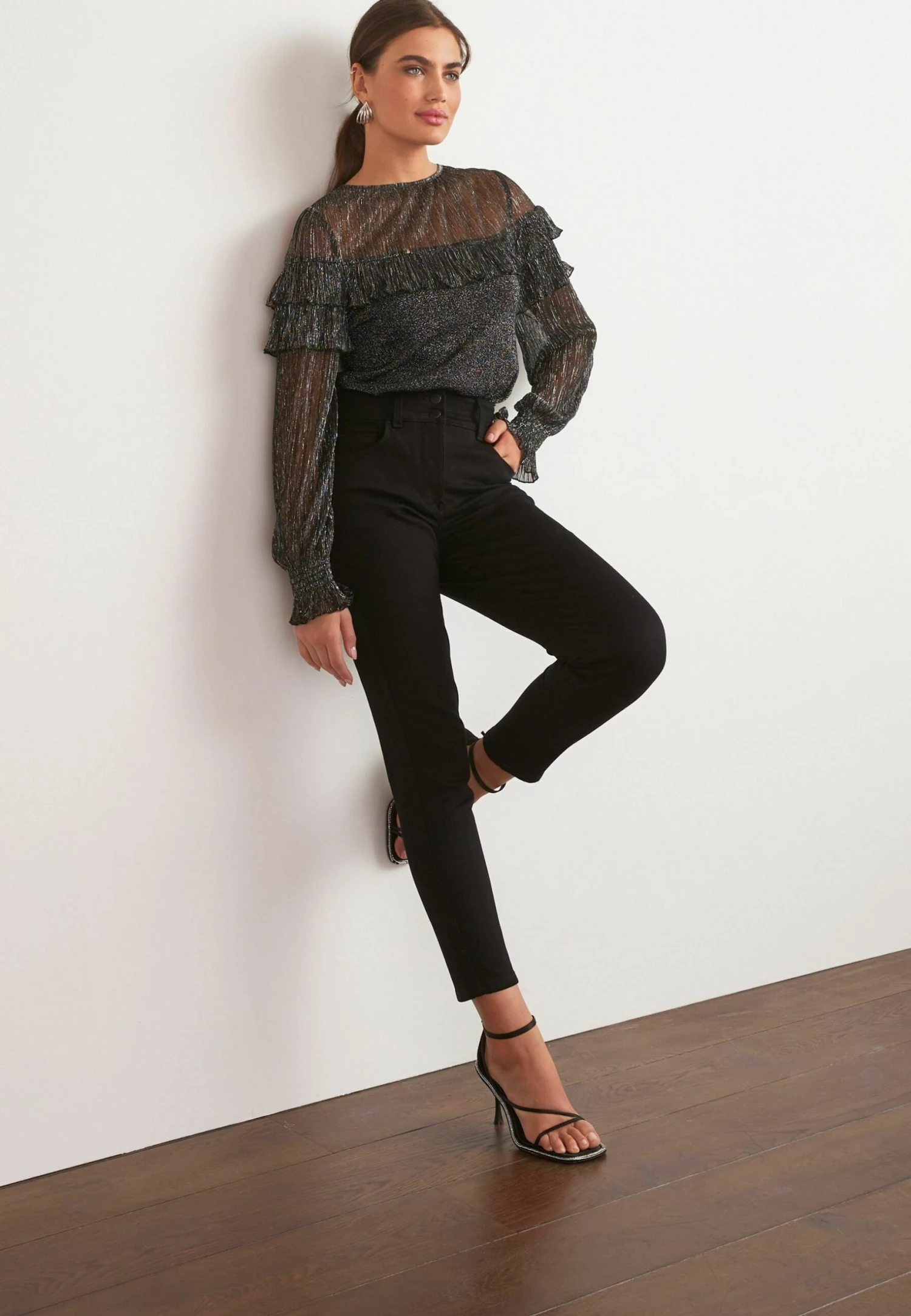 Next Vaqueros Slim Fit - Black 6 Next Vaqueros Slim Fit - Black - Imagen 4