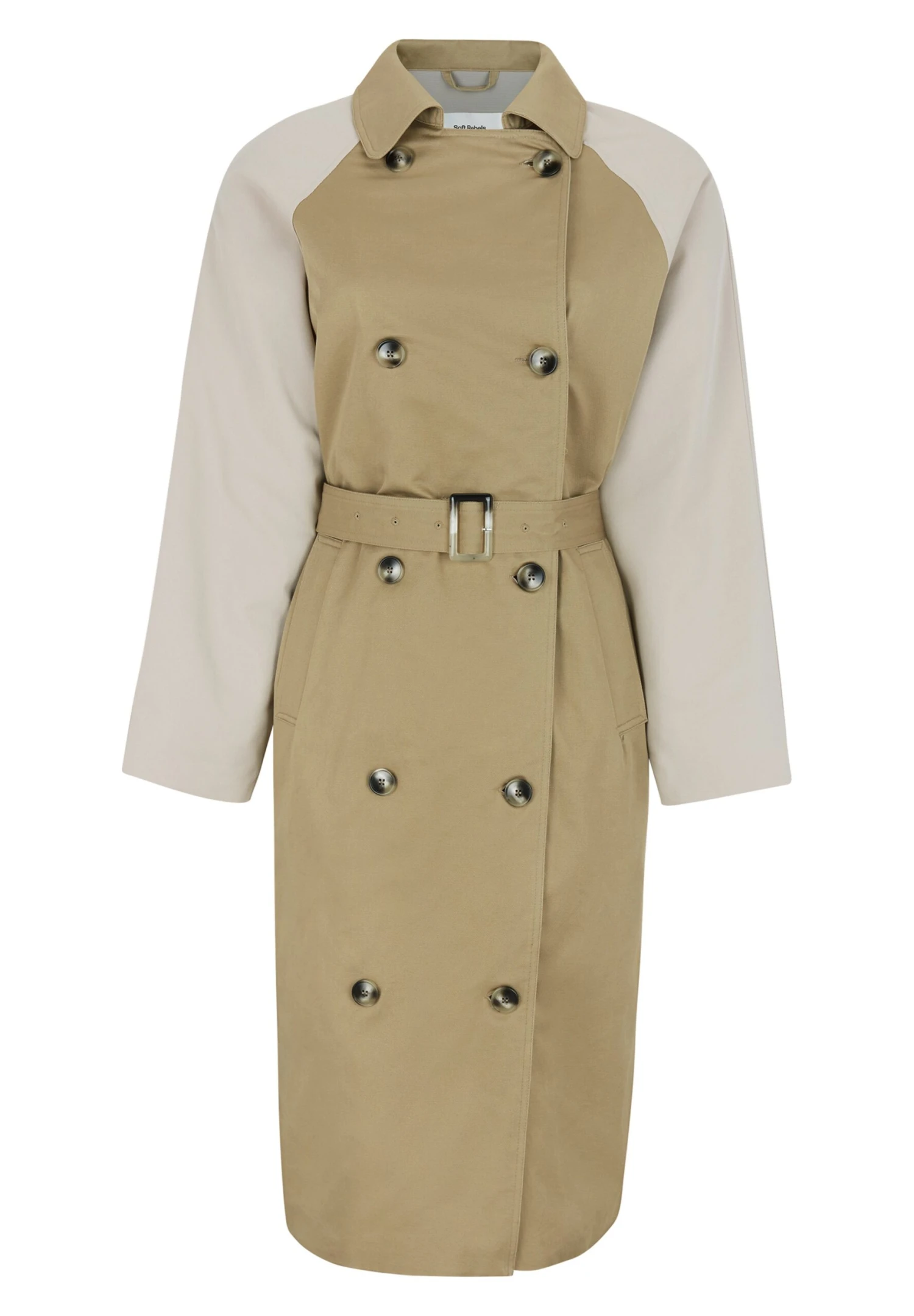 Soft Rebels Rina - Gabardina - Kelp 8 Soft Rebels Rina - Gabardina - Kelp - Imagen 6