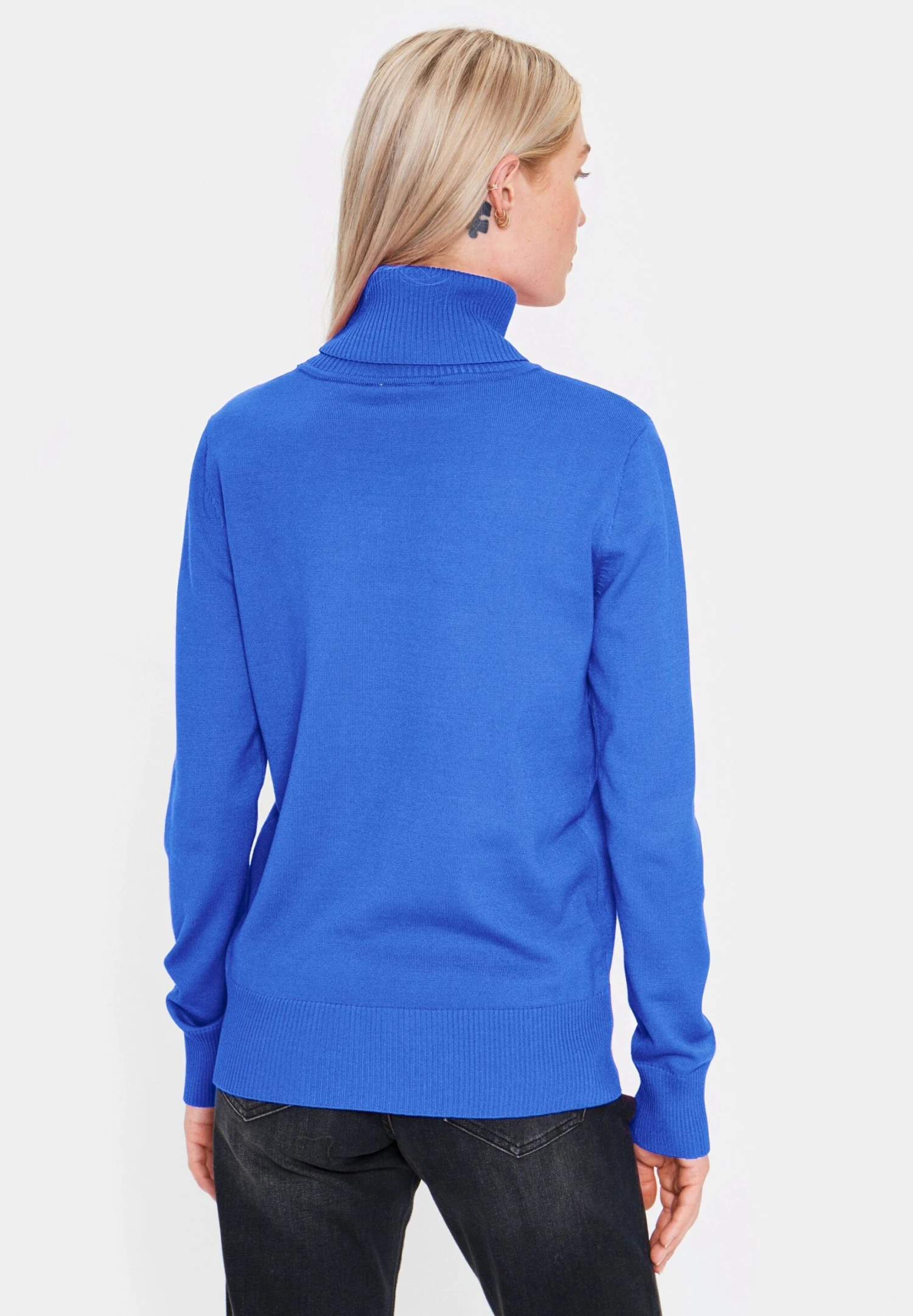 Saint Tropez Milasz Rollneck - Jersey De Punto - Surf Blue 5 Saint Tropez Milasz Rollneck - Jersey De Punto - Surf Blue - Imagen 3