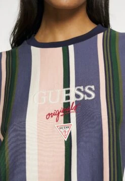 Go Stripe Logo Tee - Camiseta Estampada - Sandy Shore Multi -Tienda De Moda Femenina 1874c29bda204b3b899ab7c51dd321a0