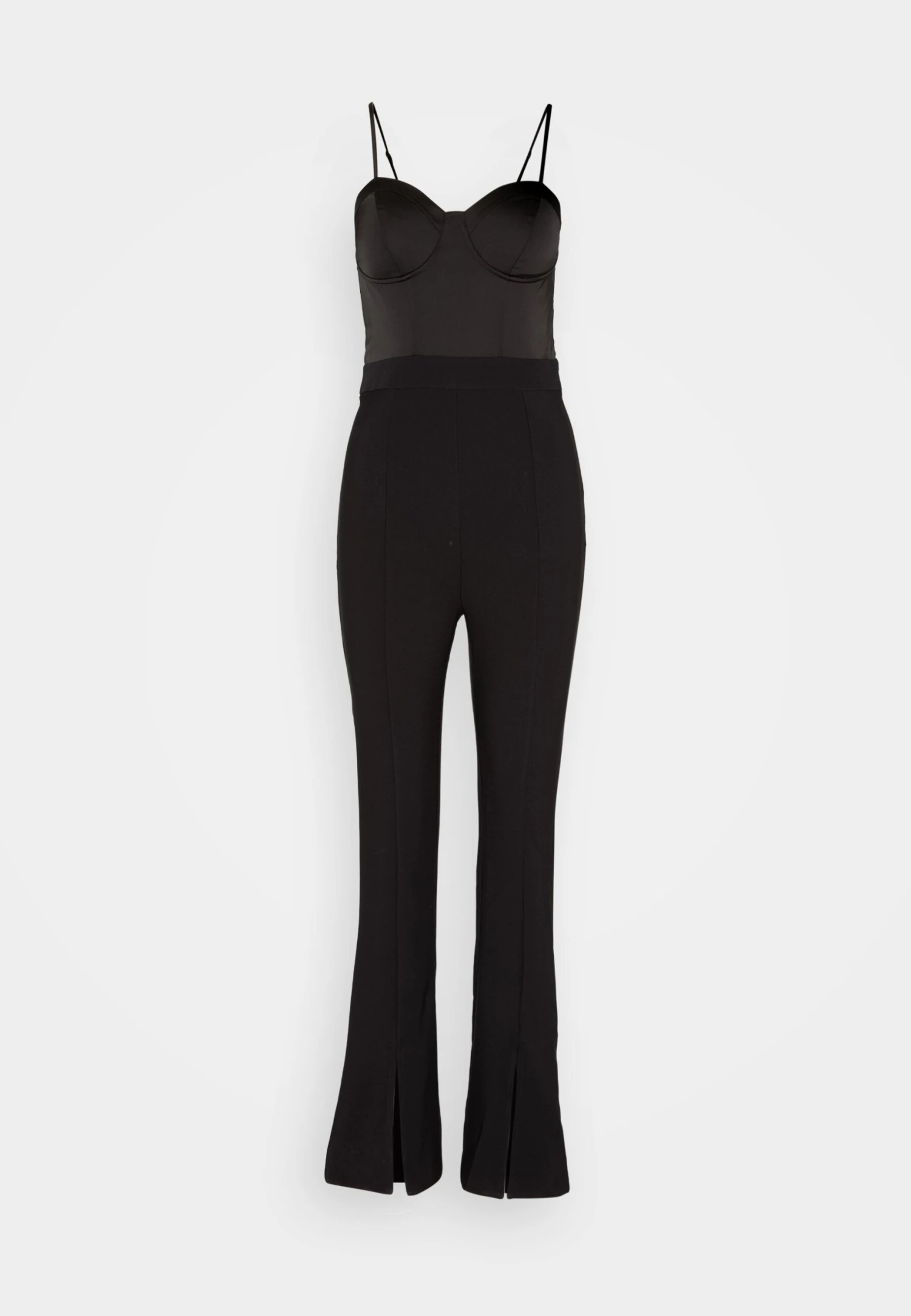 In The Style Corset Style With Tailored Split Front Kick Flare Trouser - Mono - Black 7 In The Style Corset Style With Tailored Split Front Kick Flare Trouser - Mono - Black - Imagen 5