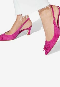 Tacones - Fuchsia Suede