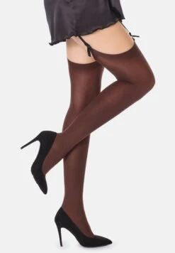 Blv Fi Pack Of 2 - Calcetines Por Encima De La Rodilla - Black/Mocca -Tienda De Moda Femenina 20c912f6b01a488998a32ef92519dba0