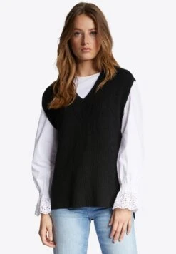 Rich&royal Mit Verlängertem Rüc - Camiseta Básica - Black