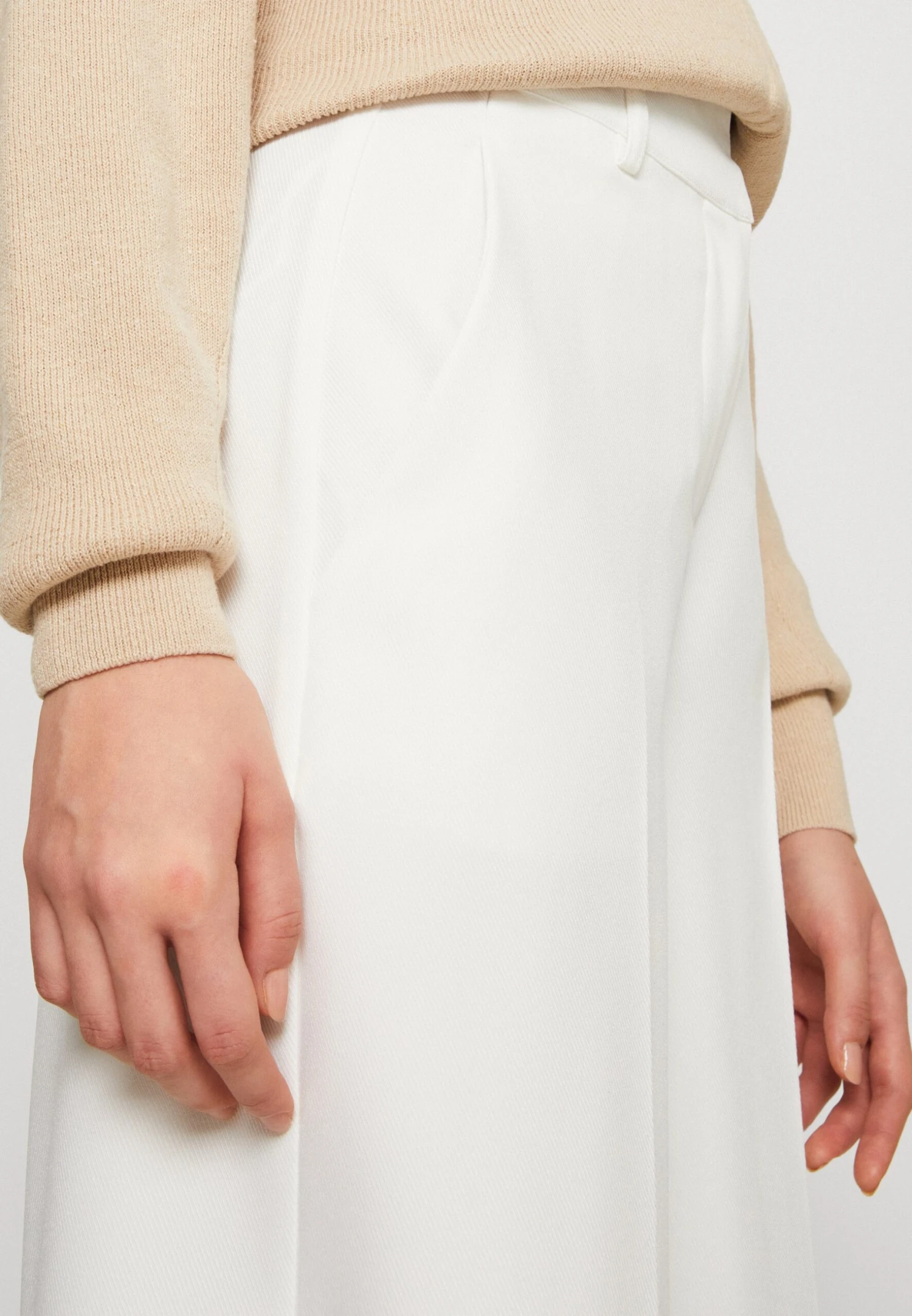 Yasringo High Waist Pant - Pantalones - Gardenia 6 Yasringo High Waist Pant - Pantalones - Gardenia - Imagen 4