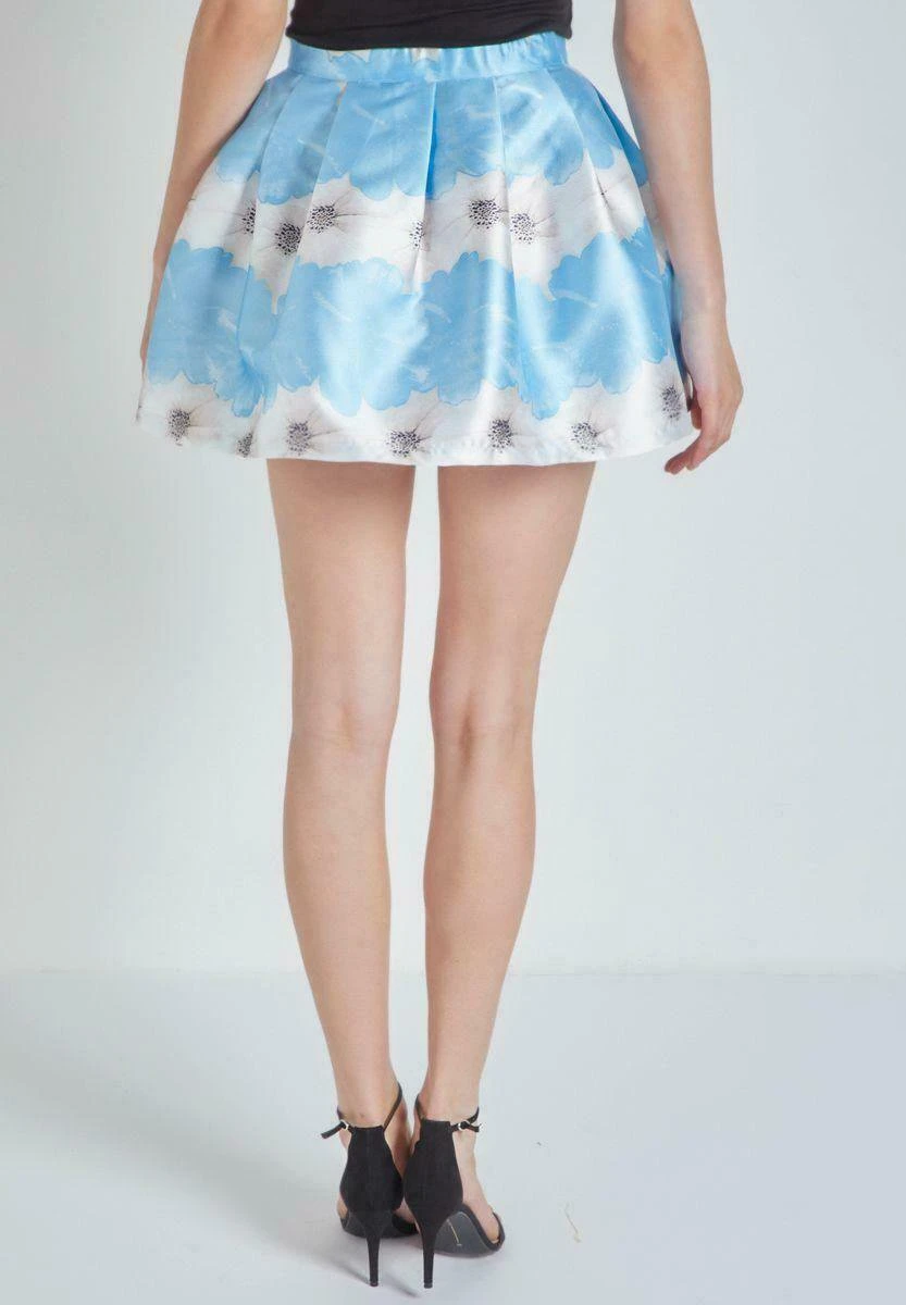 Falda Acampanada - Azul 4 Falda Acampanada - Azul - Imagen 2