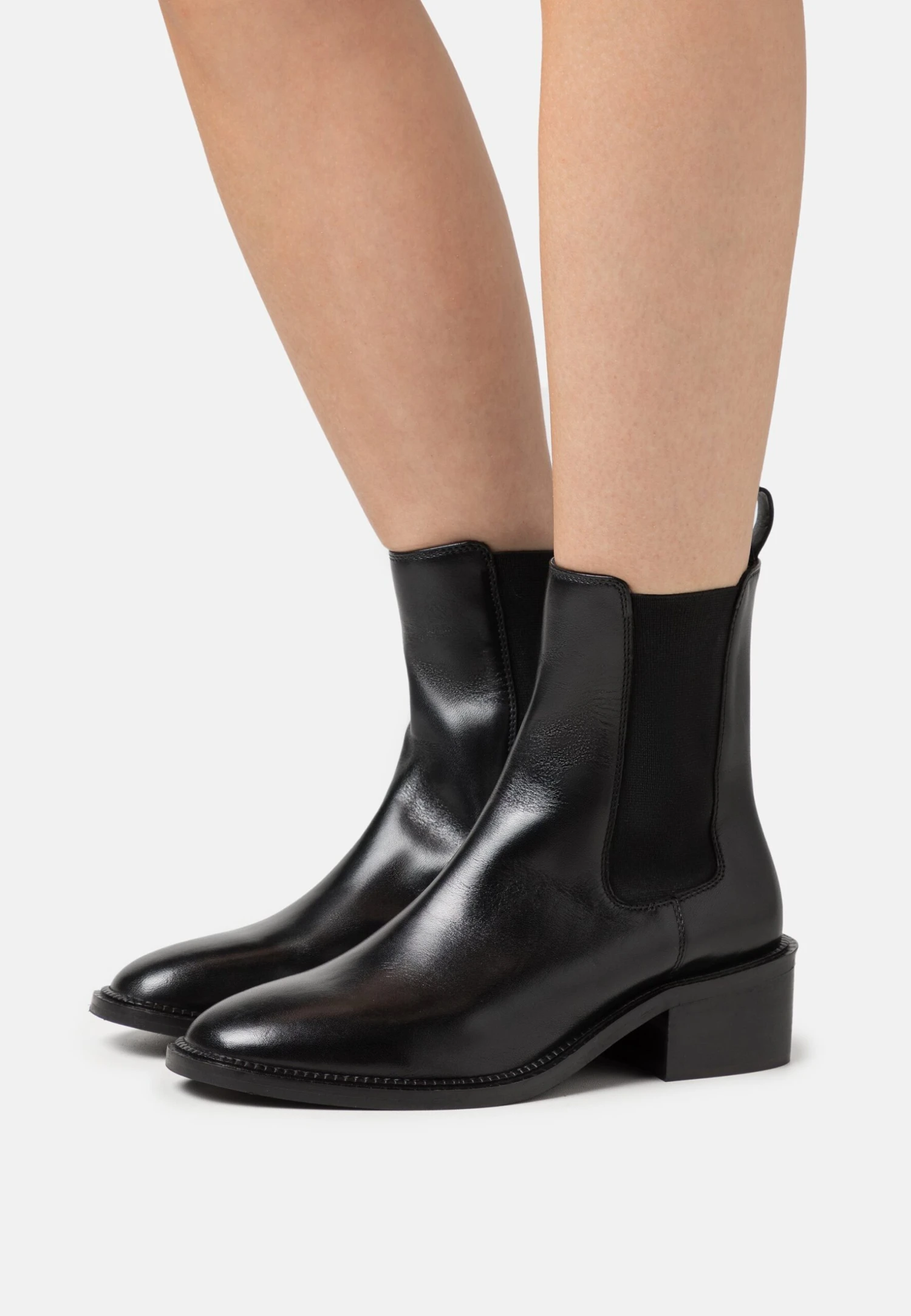 Pier One Leather- Botines - Black 3 Pier One Leather- Botines - Black