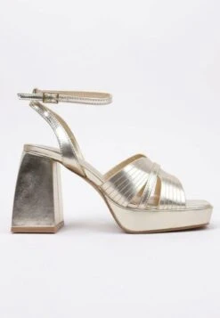 Livs - Sandalias De Tacón - Gold -Tienda De Moda Femenina 299c0096343443b38fb3e8b1ea7d7882
