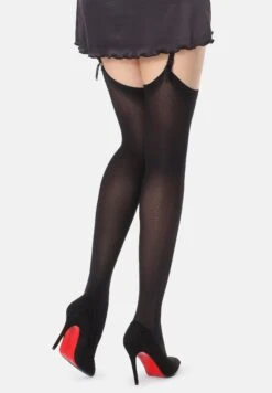 Blv Fi Pack Of 2 - Calcetines Por Encima De La Rodilla - Black/Mocca -Tienda De Moda Femenina 2b0194bb476f43a8add872e4d54b1d98