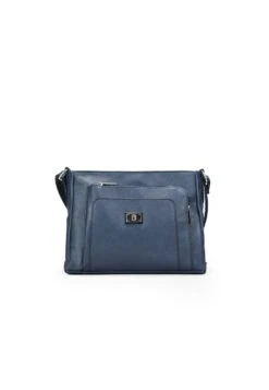 Con Cremallera - Bolso De Mano - Azul