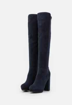 Anna Field Leather - Botas Mosqueteras - Dark Blue -Tienda De Moda Femenina 3262bbe46d5a425796cfeccc71d0635a