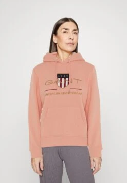Gant Archive Shield Hoodie - Jersey Con Capucha - Guava Orange