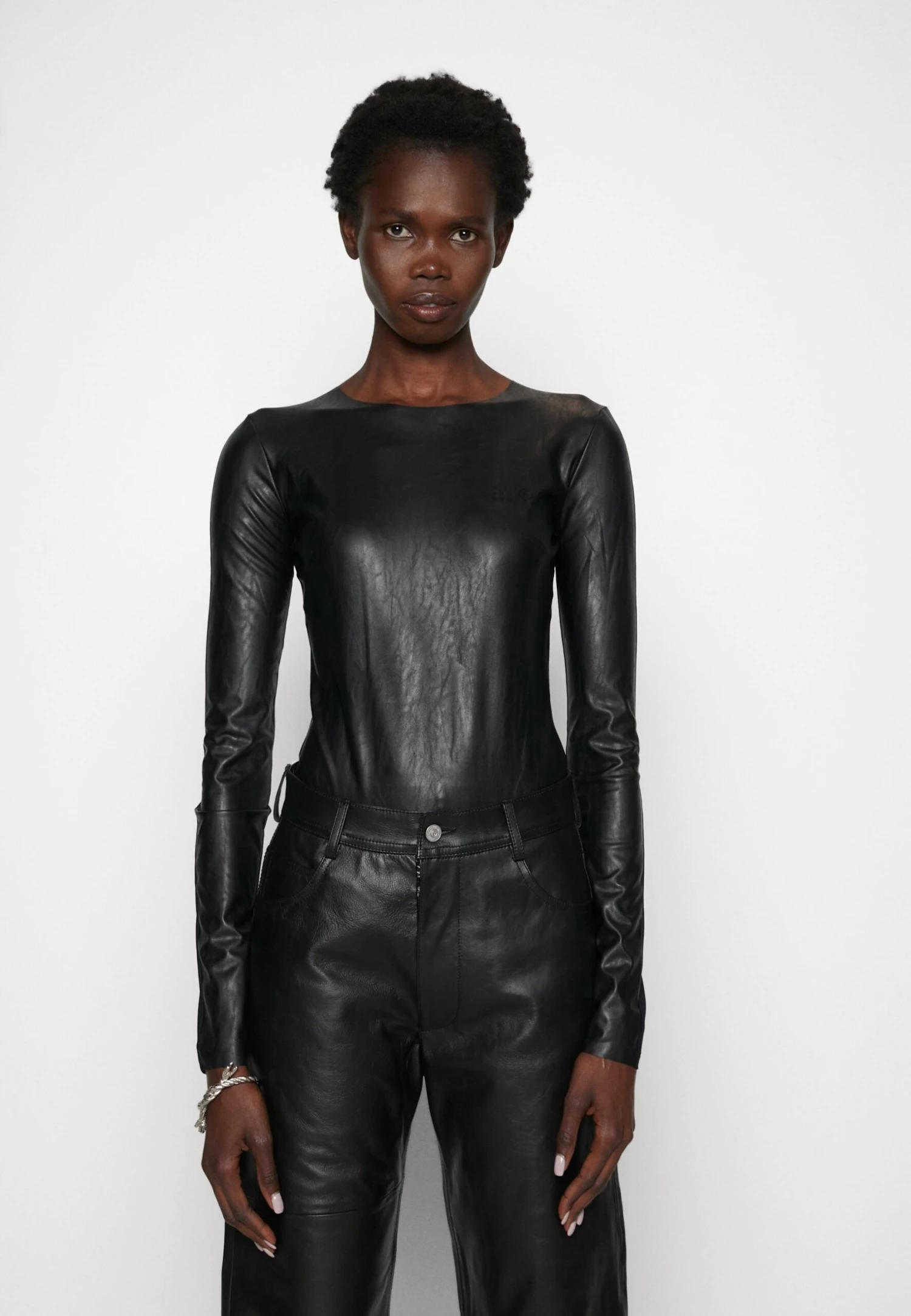 MM6 Maison Margiela Camiseta De Manga Larga - Black 5 MM6 Maison Margiela Camiseta De Manga Larga - Black - Imagen 3