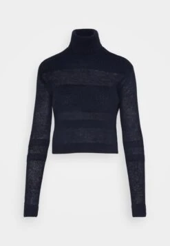 WEEKDAY Amaia Sweater - Jersey De Punto - Dark Navy Solid -Tienda De Moda Femenina 364a1c7faa8e4a918cb305973bde54ee