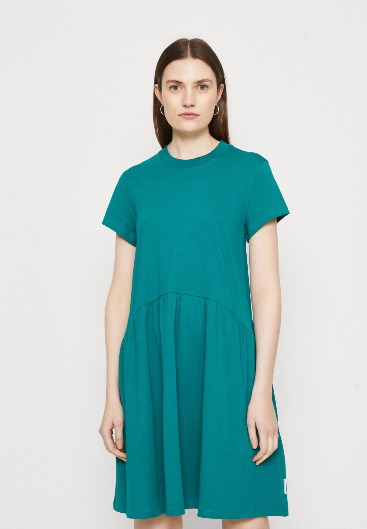 Marc O'Polo DENIM Dress Style Heavy Raw Ruffles - Vestido Ligero - Green 3 Marc O'Polo DENIM Dress Style Heavy Raw Ruffles - Vestido Ligero - Green