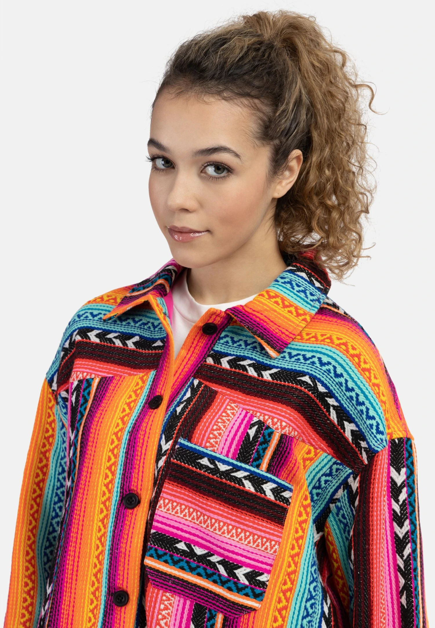 MyMO Chaqueta Fina - Mehrfarbig Neon Pink 6 MyMO Chaqueta Fina - Mehrfarbig Neon Pink - Imagen 4