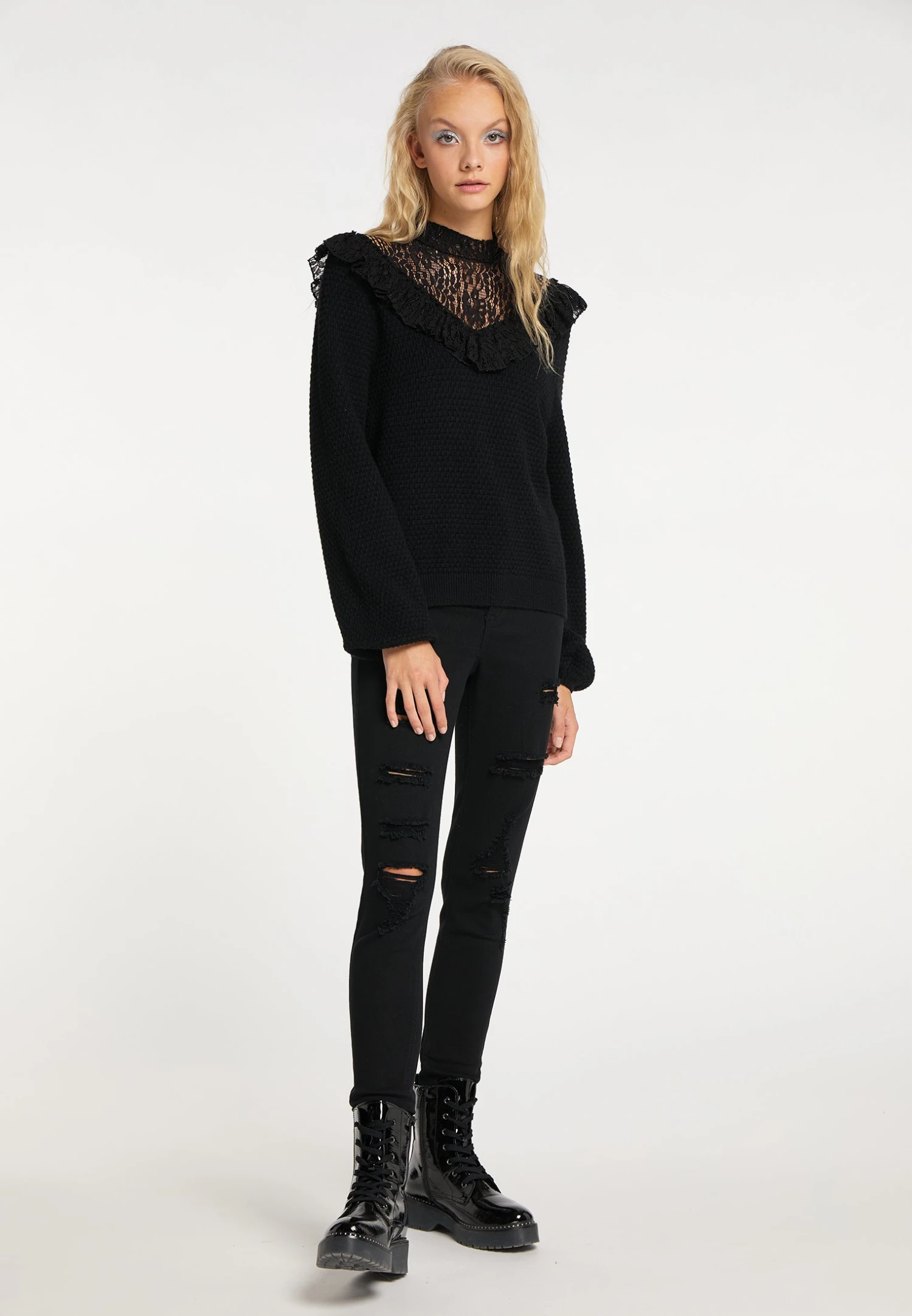 Mymo Rocks Nolie - Jersey De Punto - Schwarz 4 Mymo Rocks Nolie - Jersey De Punto - Schwarz - Imagen 2