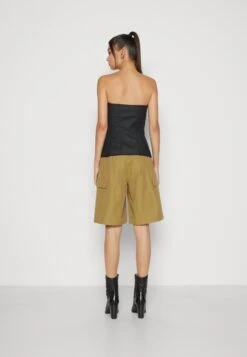 WEEKDAY Maggie Zip Corset - Top - Black -Tienda De Moda Femenina 3c35f108344149e5953e716a79648e97