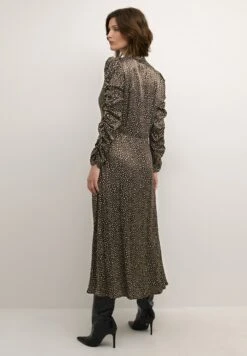 Justinekb- Vestido Largo - Brushed Choco Dot -Tienda De Moda Femenina 3d574975520b4ea1aa9a0901fb5afac4