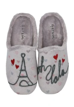 Pantuflas - Grey 9 Pantuflas - Grey -Tienda De Moda Femenina 3f6abf218b5c45479229c387c159763e