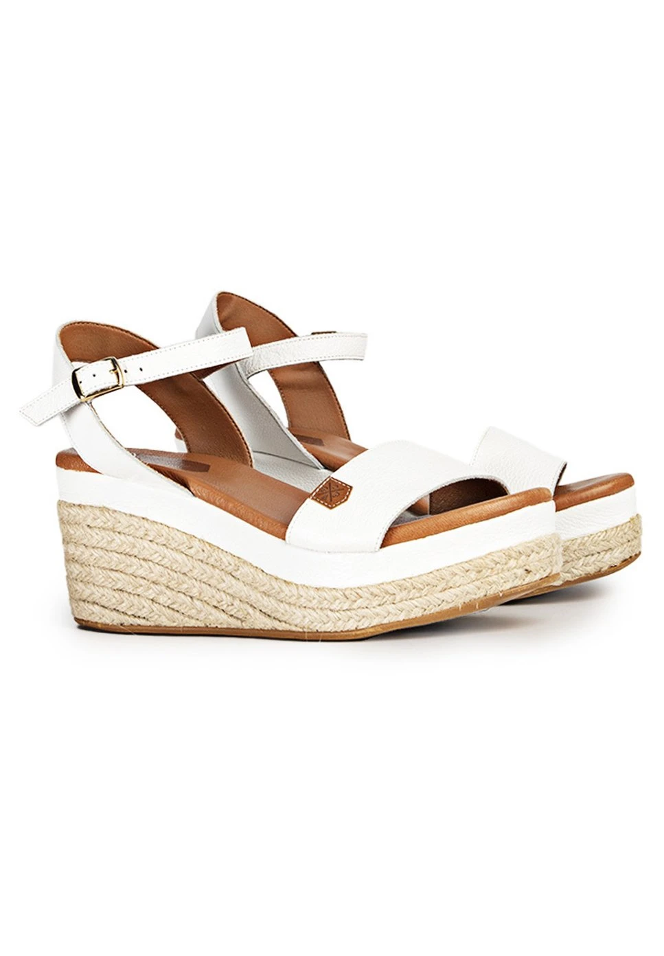 Arambol- Sandalias De Cuña - Blanco 4 Arambol- Sandalias De Cuña - Blanco - Imagen 2