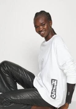 Hugo Deroxane - Sudadera - White -Tienda De Moda Femenina 4265f3e76f5542b1b6efcc568096f60f