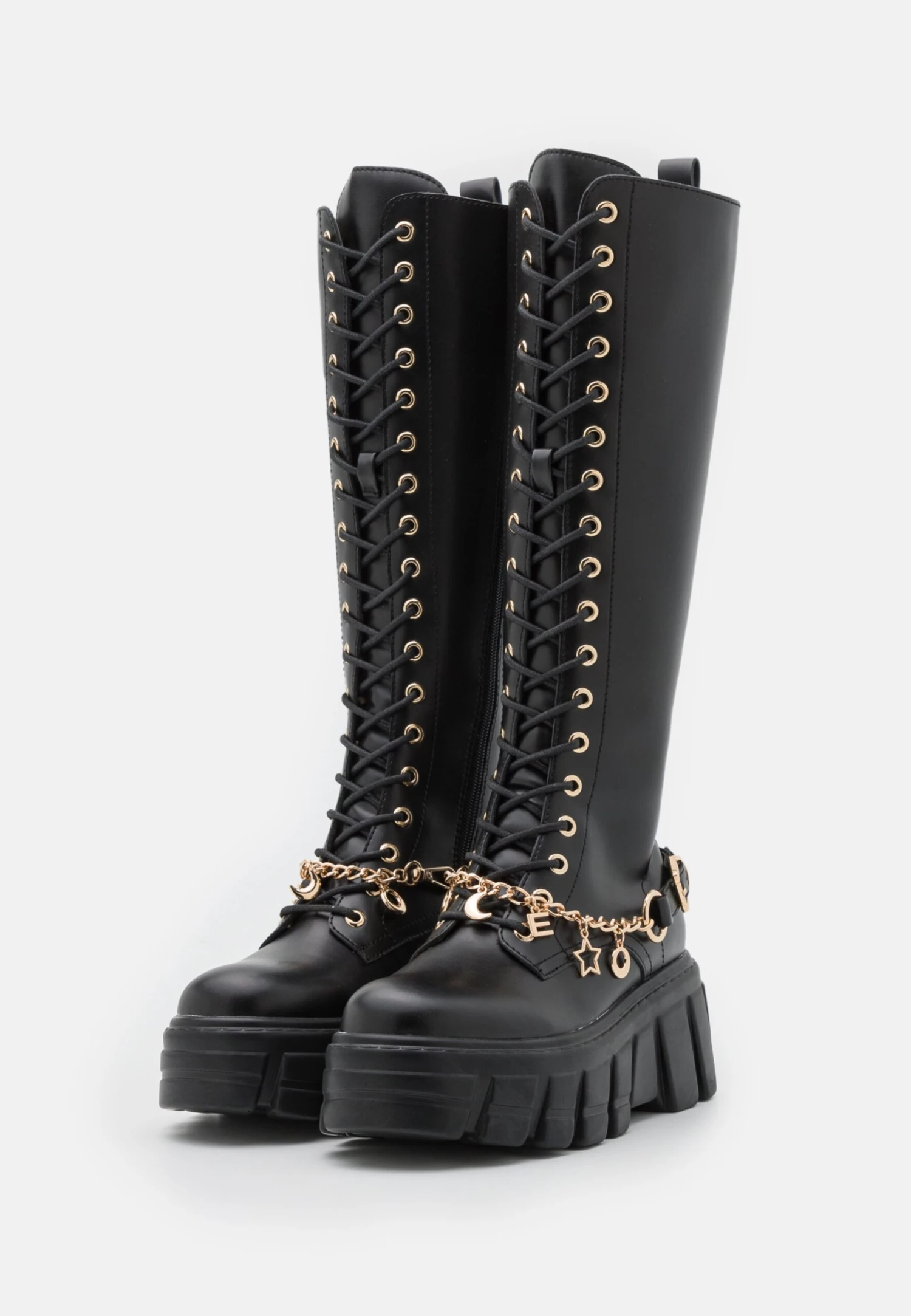 Even&Odd Botas Con Cordones - Black 5 Even&Odd Botas Con Cordones - Black - Imagen 3