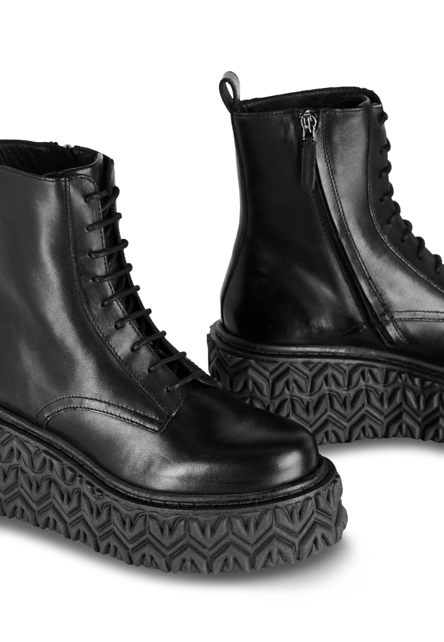 Patrizia Pepe Botas Con Cordones - Nero 6 Patrizia Pepe Botas Con Cordones - Nero - Imagen 4