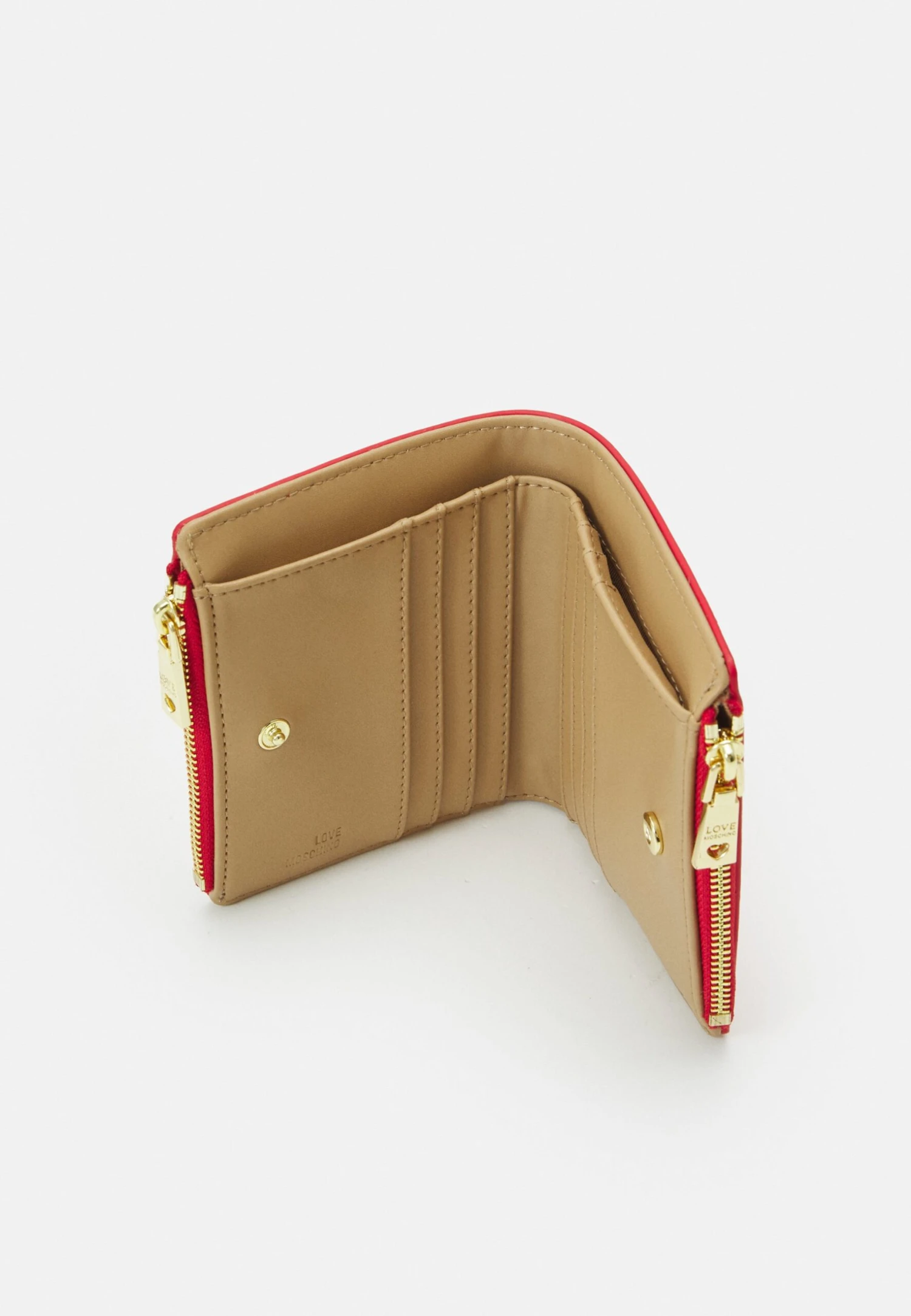 LOVE MOSCHINO Quilted - Monedero - Rosso 5 LOVE MOSCHINO Quilted - Monedero - Rosso - Imagen 3