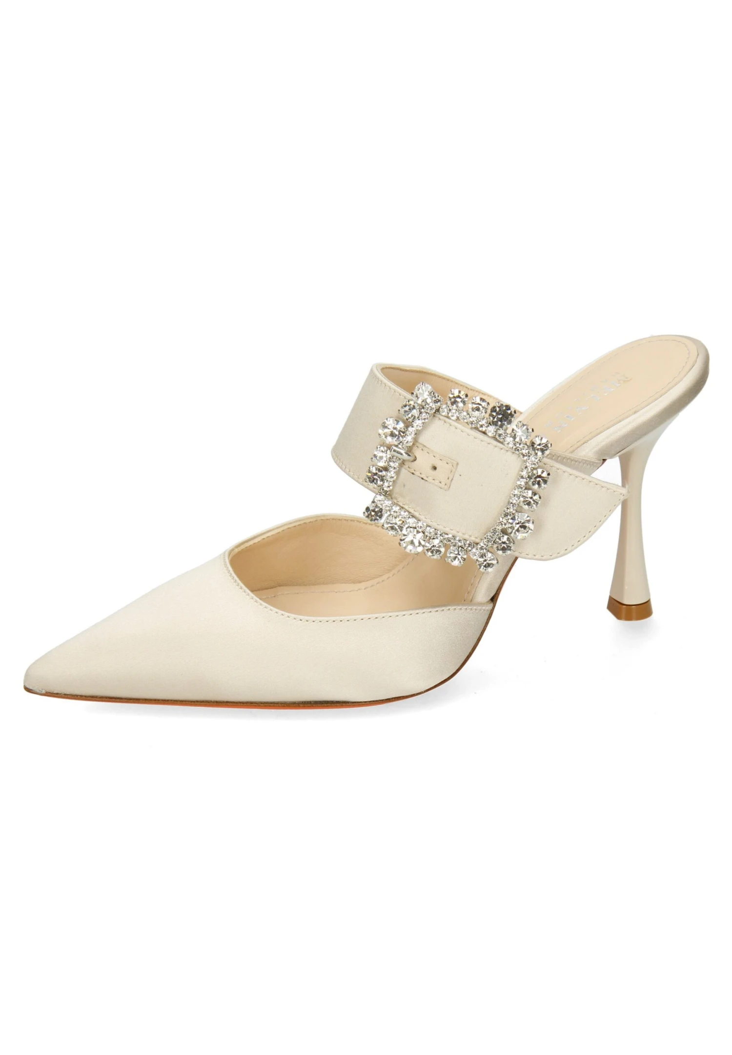 MELVIN & HAMILTON Alena 2 Raso Champagne - Tacones - Beige 4 MELVIN & HAMILTON Alena 2 Raso Champagne - Tacones - Beige - Imagen 2