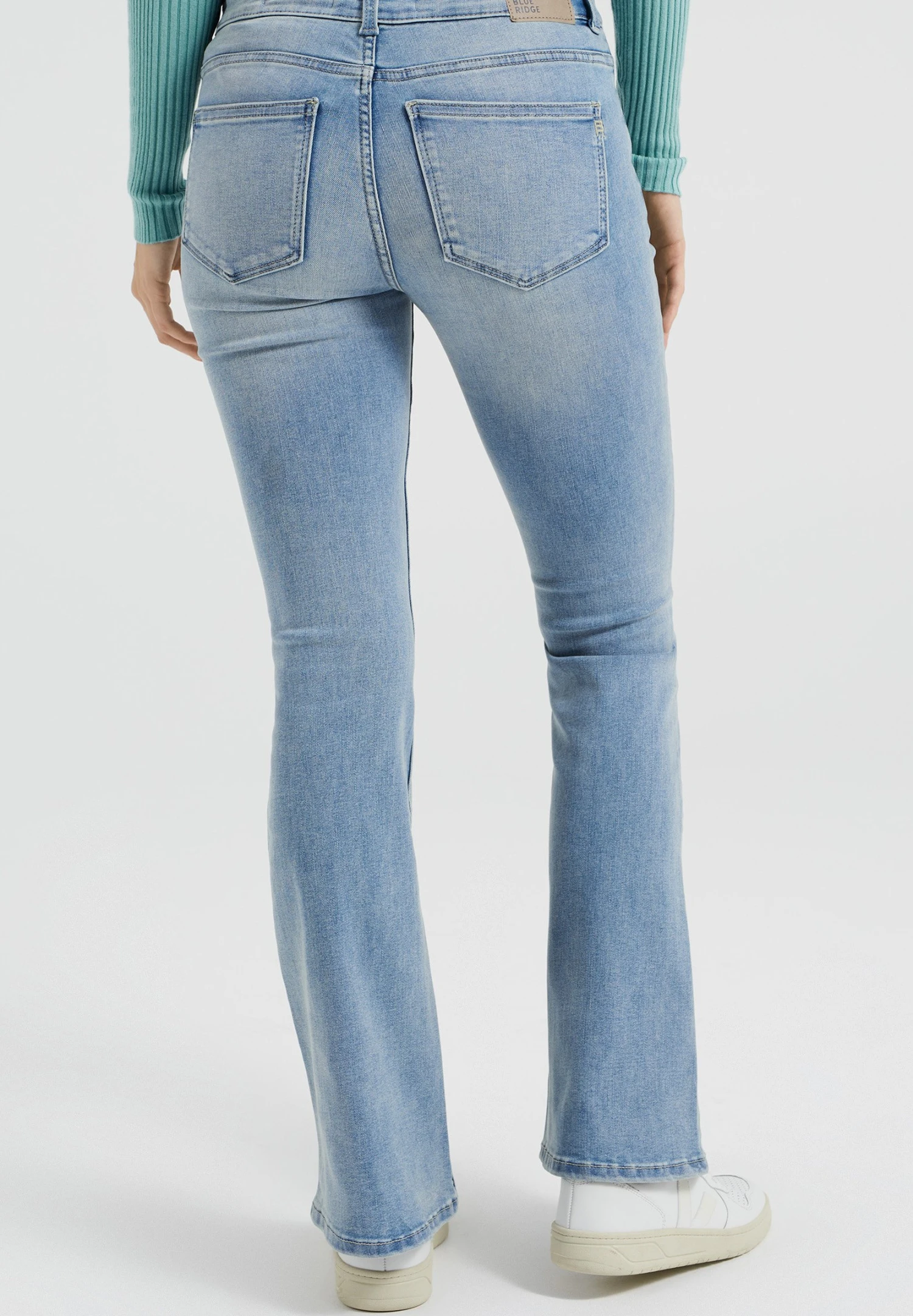 WE FASHION High Rise - Vaqueros Bootcut - Blue 5 WE FASHION High Rise - Vaqueros Bootcut - Blue - Imagen 3