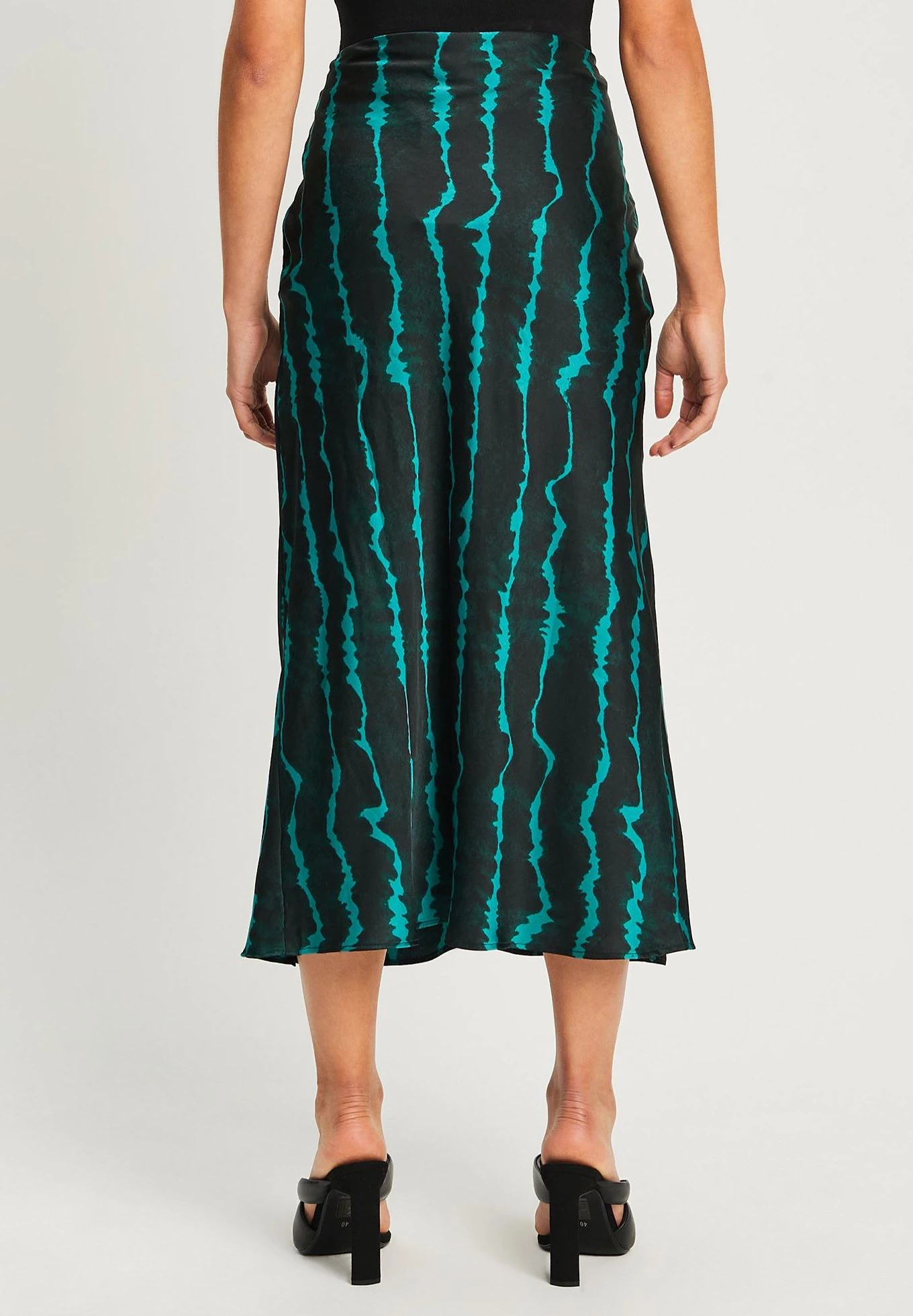 Cove - Falda Acampanada - Emerald Tie Dye Stripe 5 Cove - Falda Acampanada - Emerald Tie Dye Stripe - Imagen 3