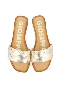 Gioseppo Tipo Pala Con Trenzado - Sandalias Planas - Oro -Tienda De Moda Femenina 4a69b8ac4f554e69bbbb71b7b0b0ecaf